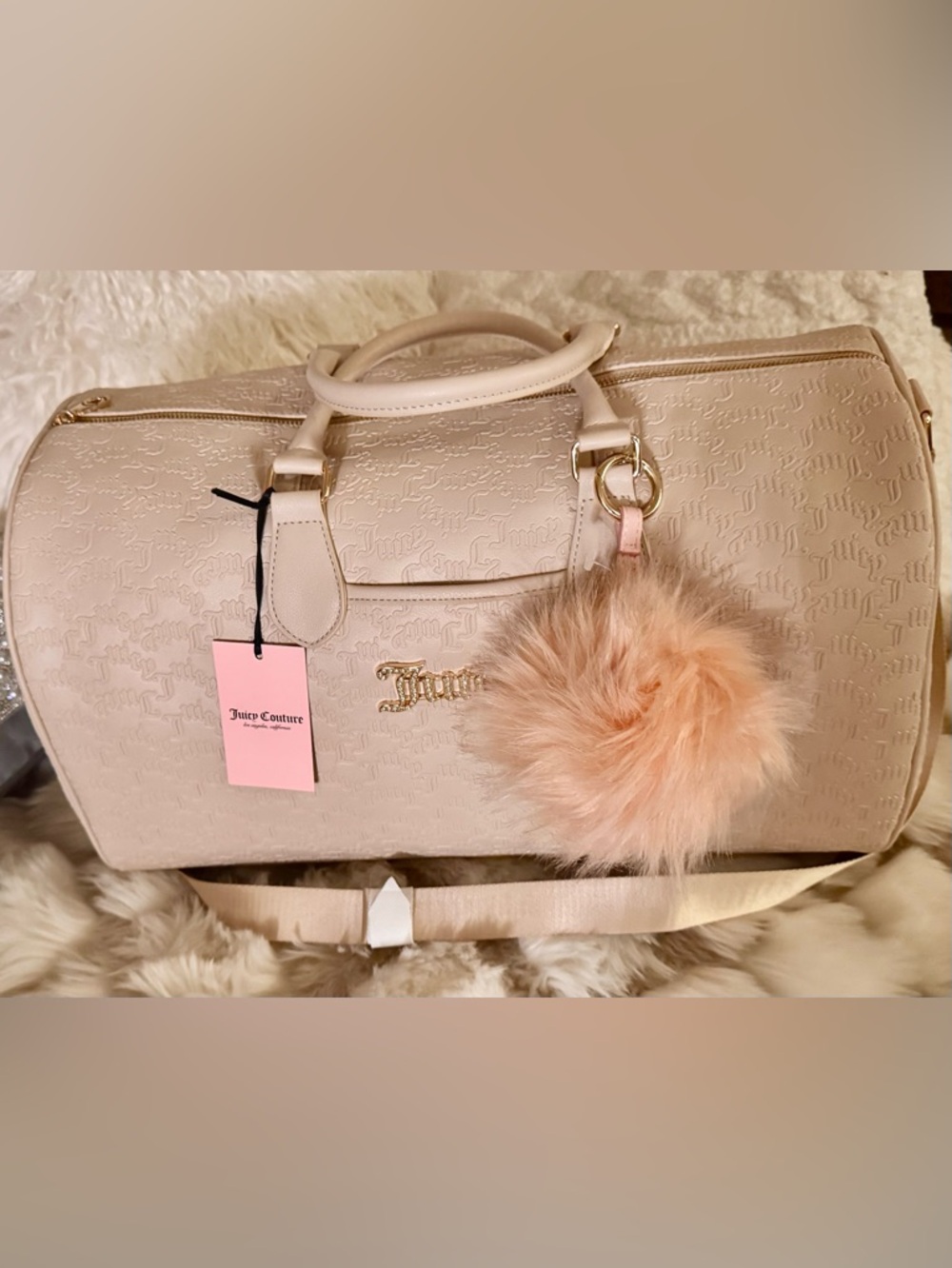 🩷New Juicy Couture Duffle Weekender carryon bag